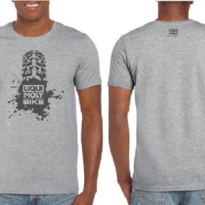 Cycling Bike T-Rubber T-Shirt Grey